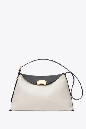 Almond Black ID Soft Shoulder Bag