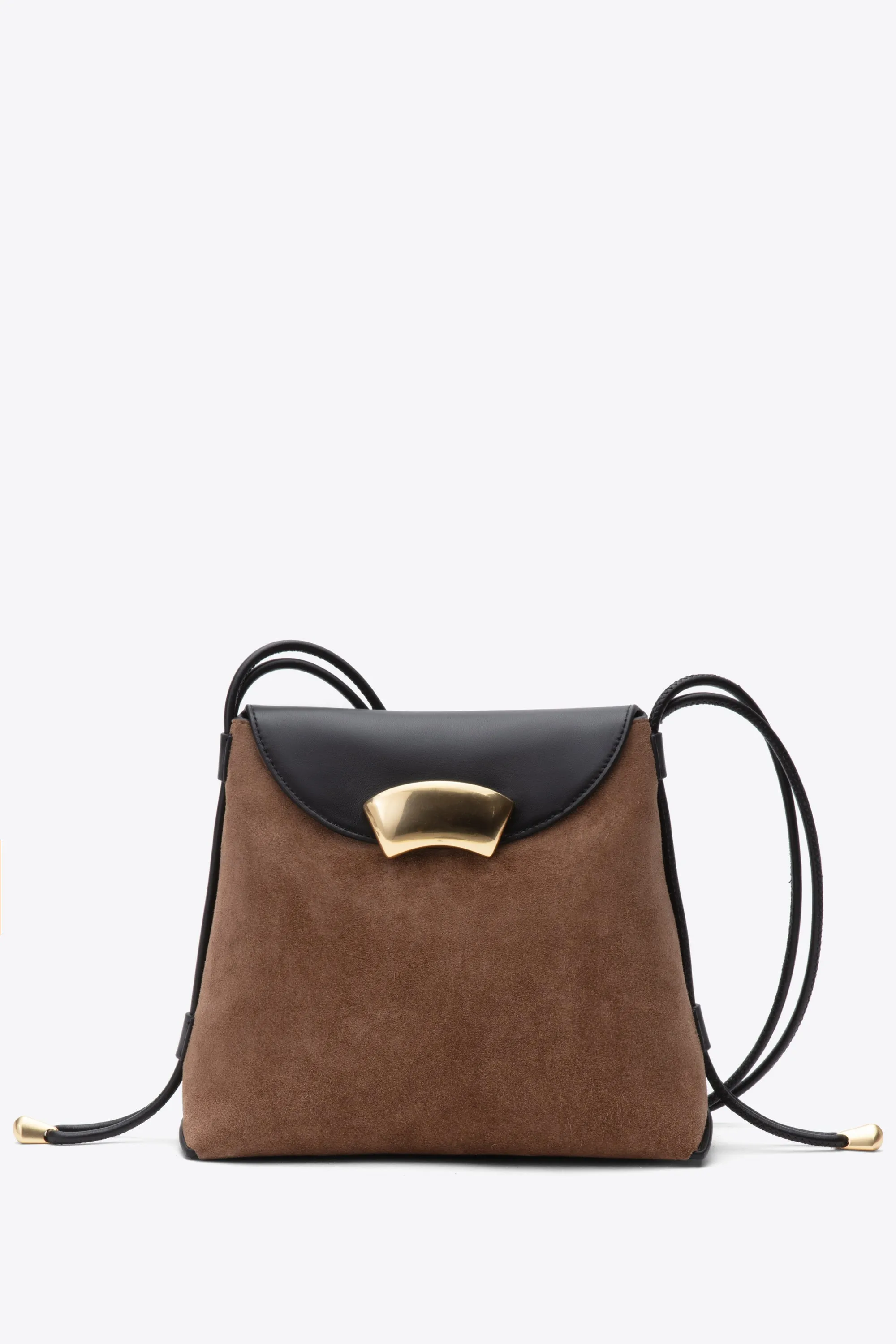 Aubergine Brick ID Petite Soft Shoulder Bag