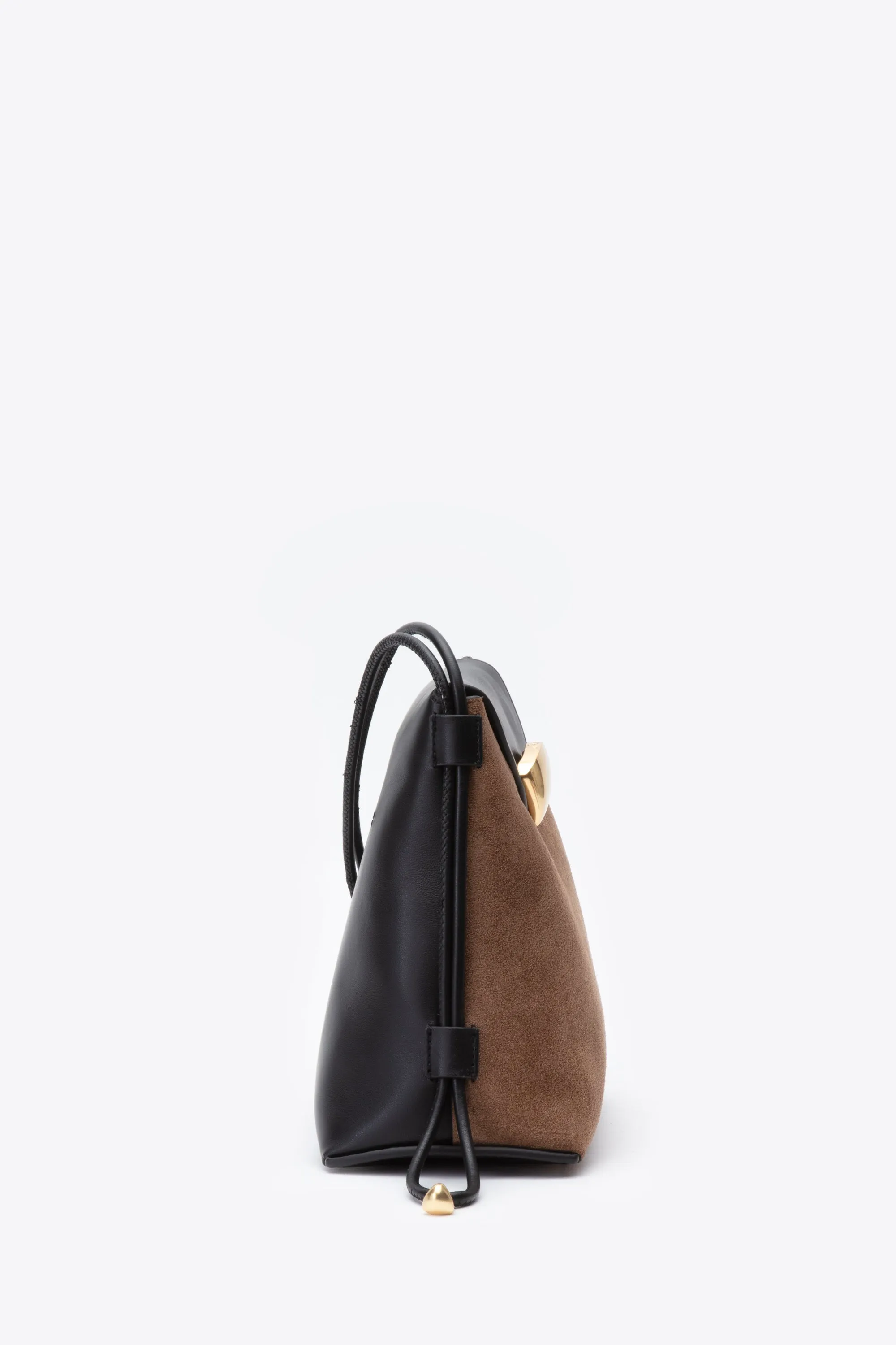 Aubergine Brick ID Petite Soft Shoulder Bag