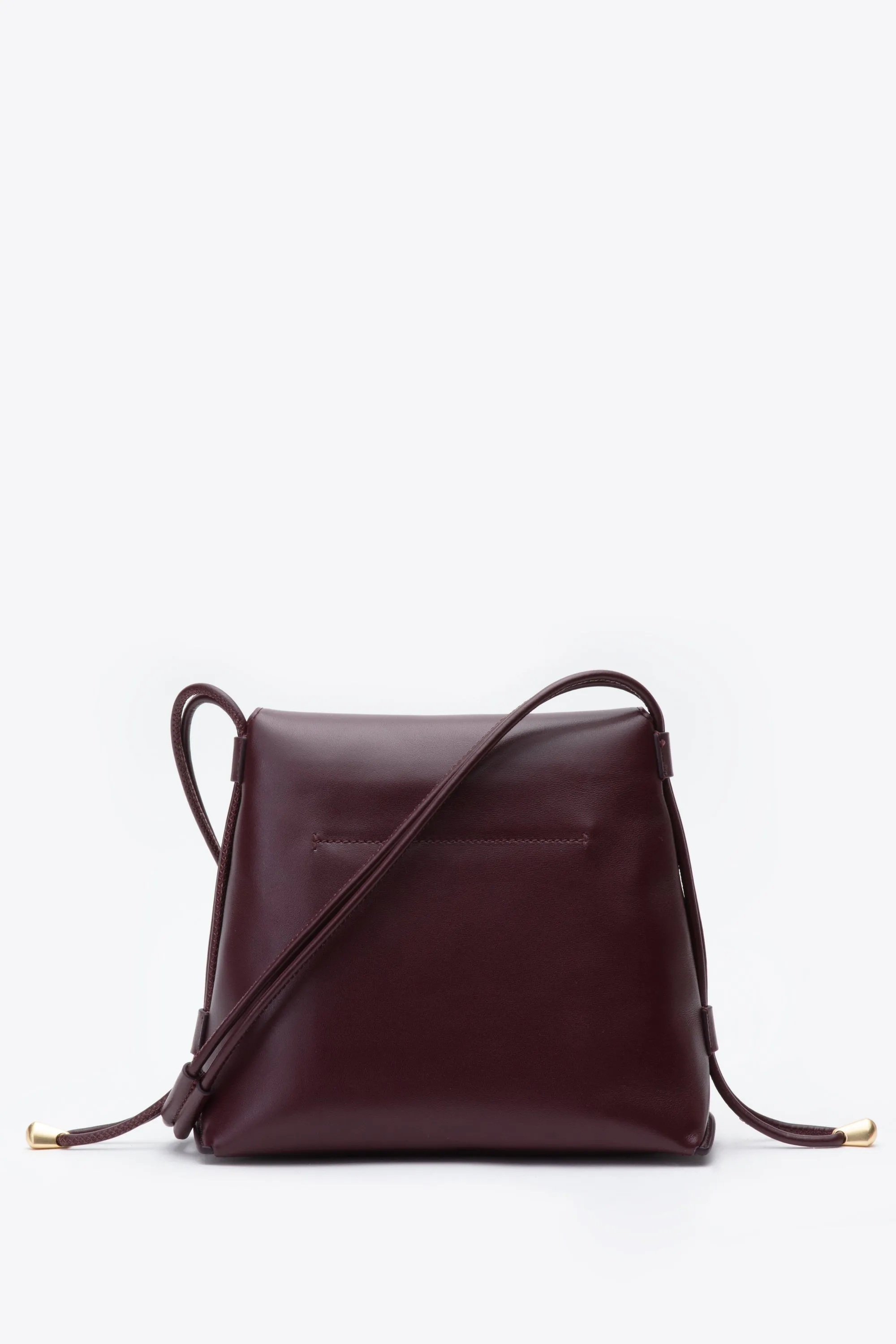 Aubergine Brick ID Petite Soft Shoulder Bag