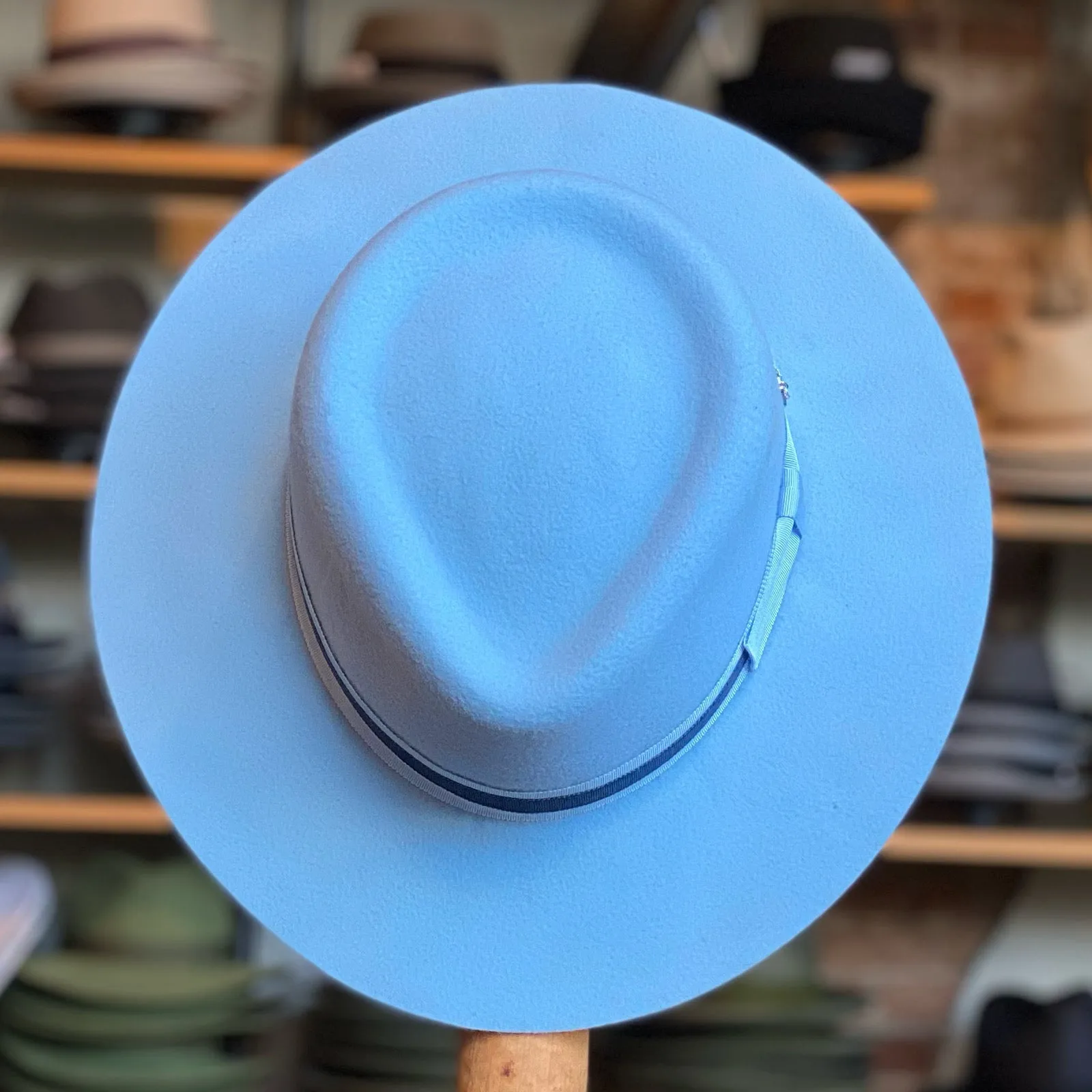 B & Co. Flat Brim Fedora