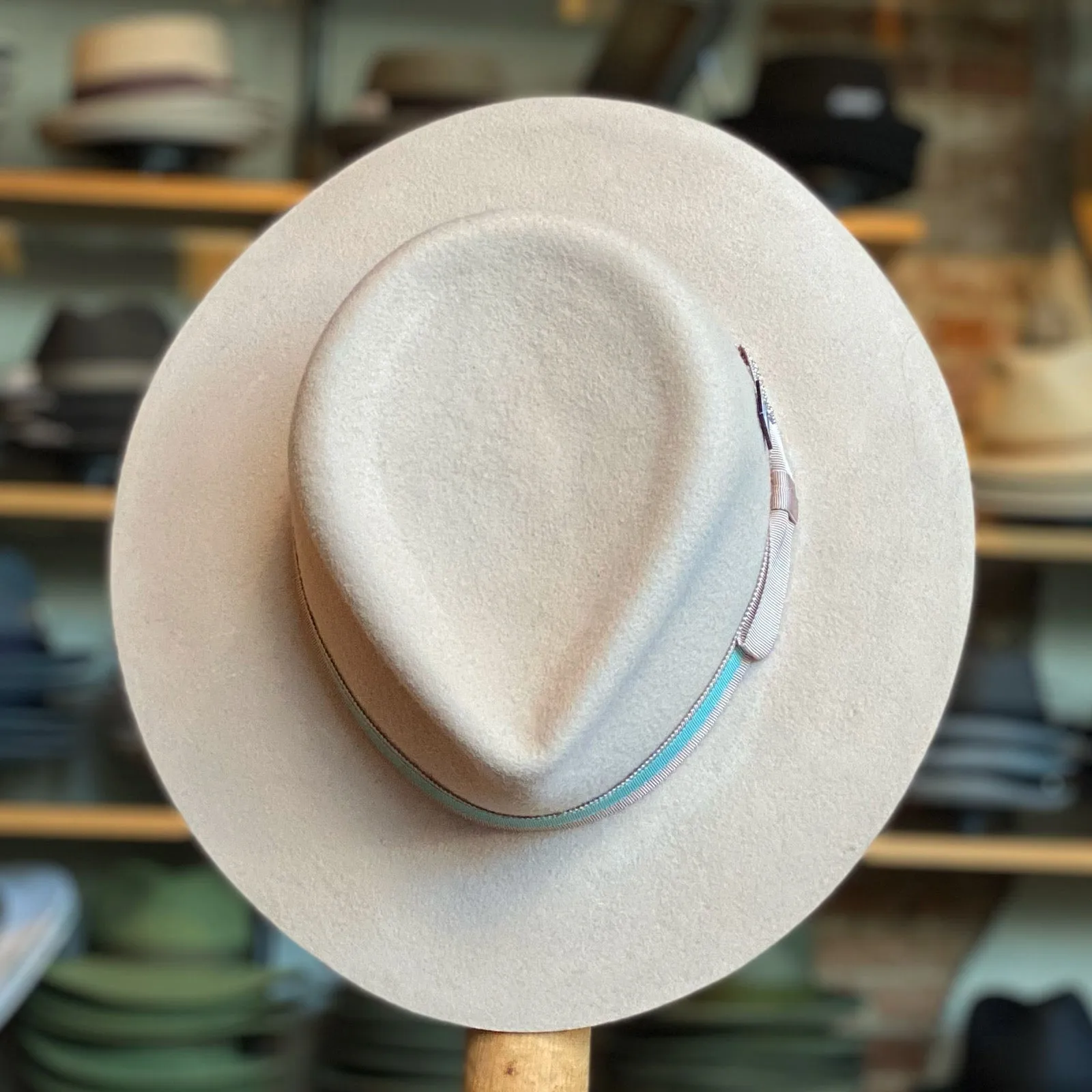 B & Co. Flat Brim Fedora