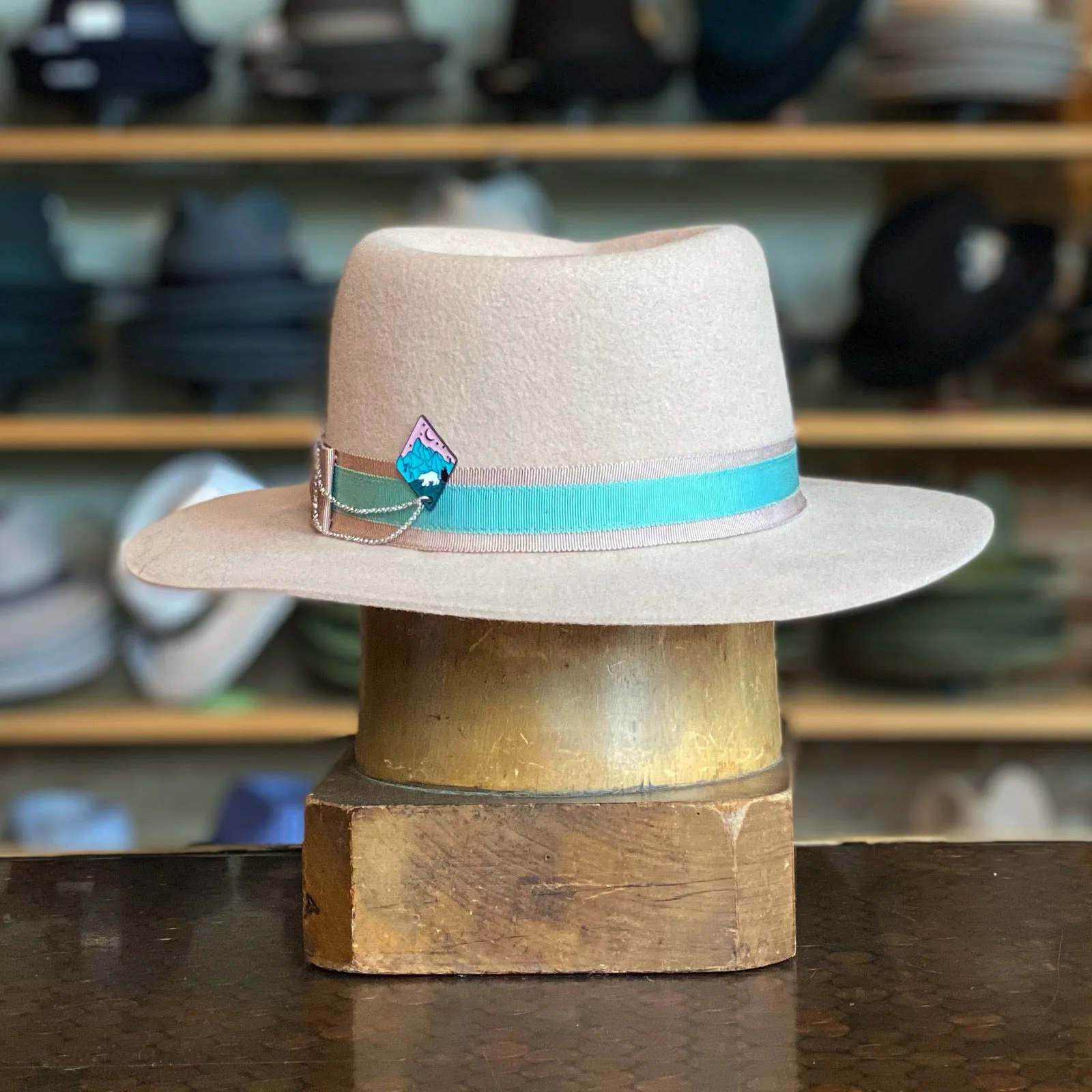 B & Co. Flat Brim Fedora