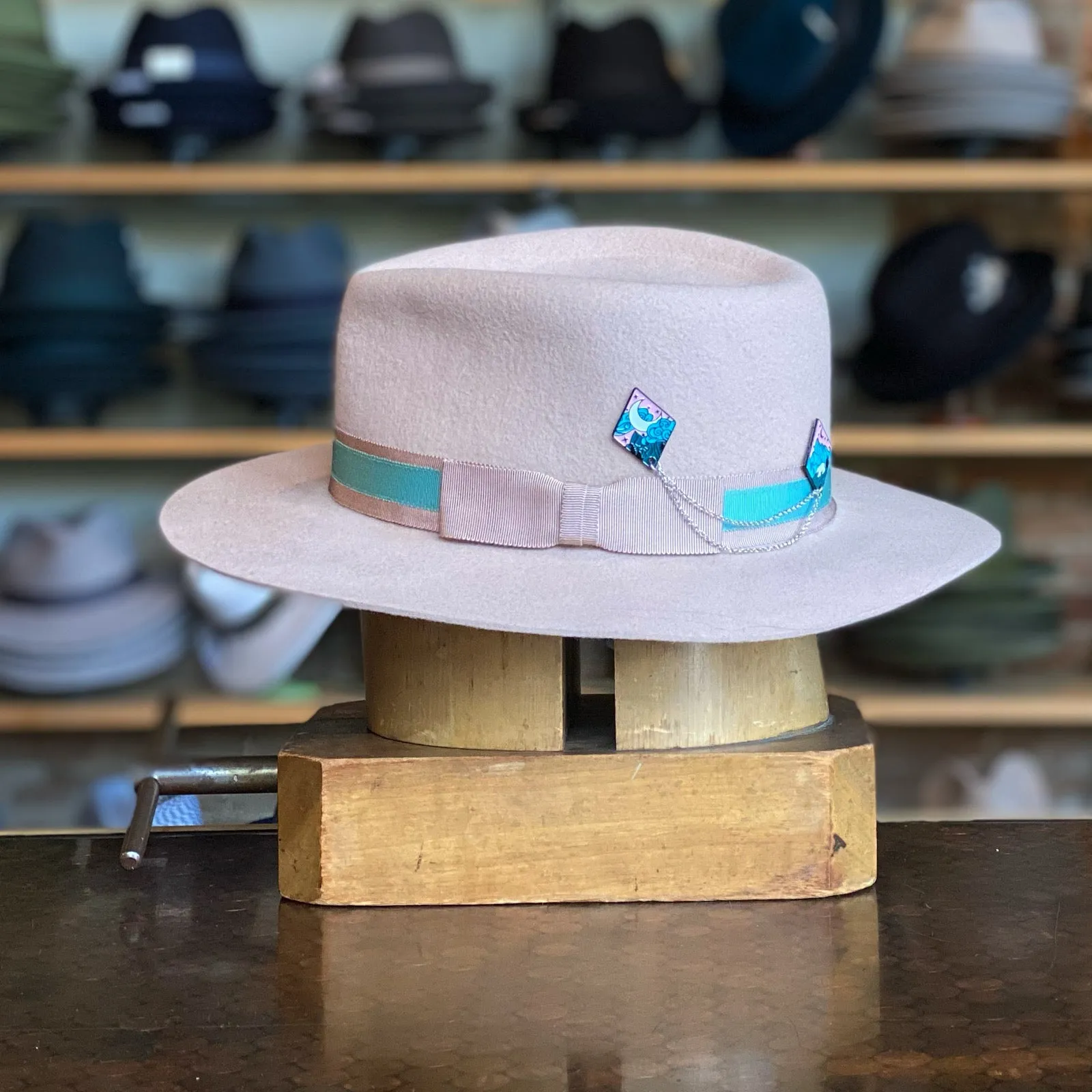 B & Co. Flat Brim Fedora