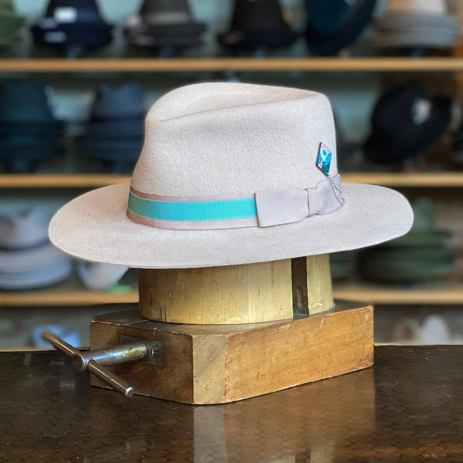 B & Co. Flat Brim Fedora