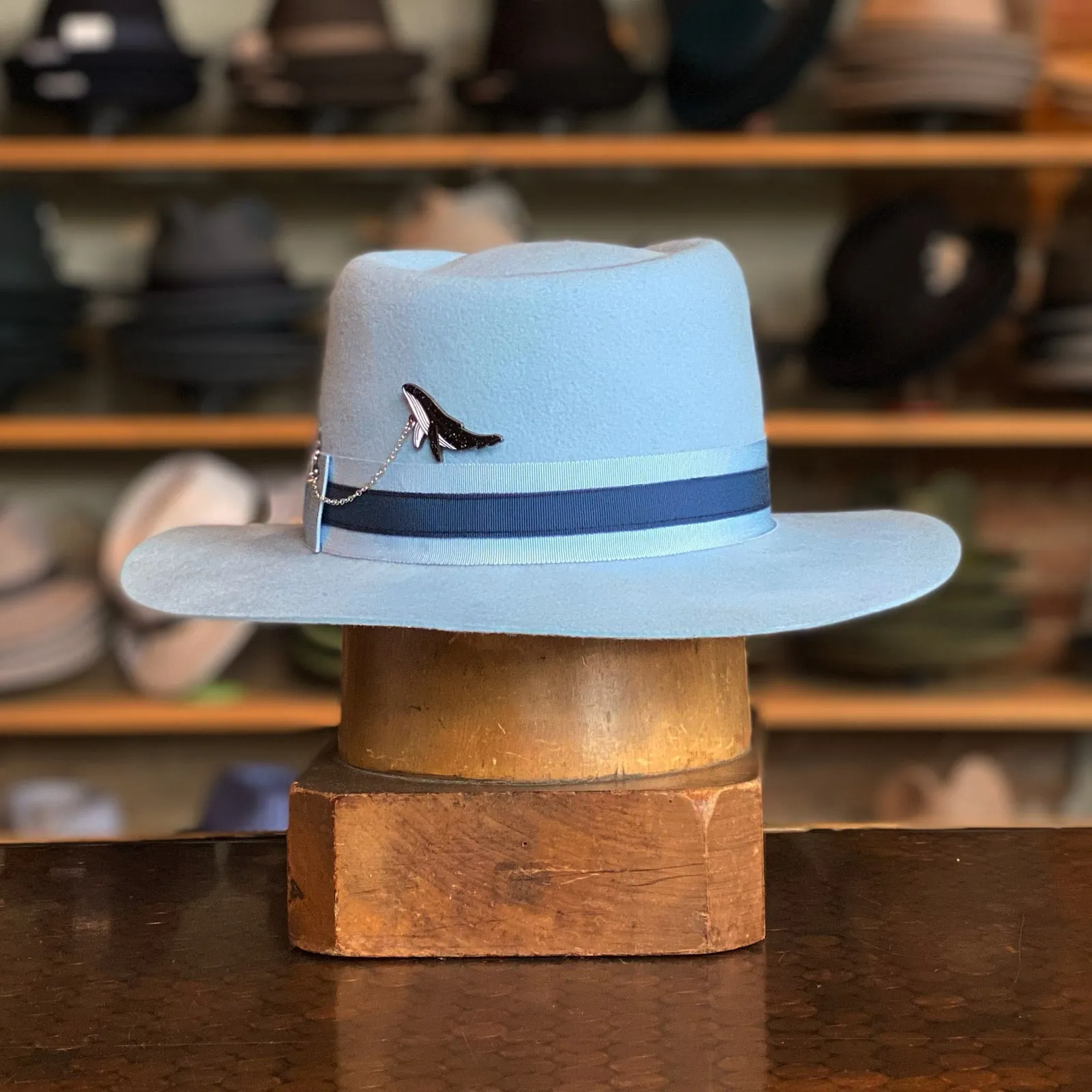 B & Co. Flat Brim Fedora