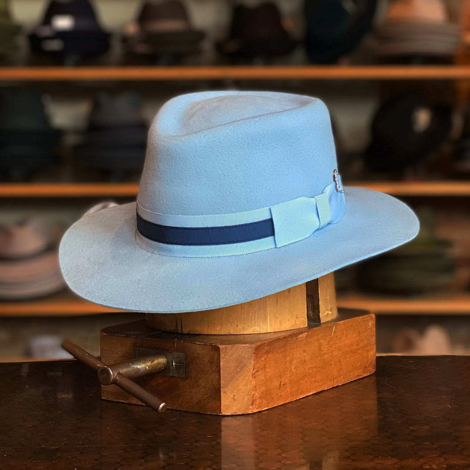 B & Co. Flat Brim Fedora