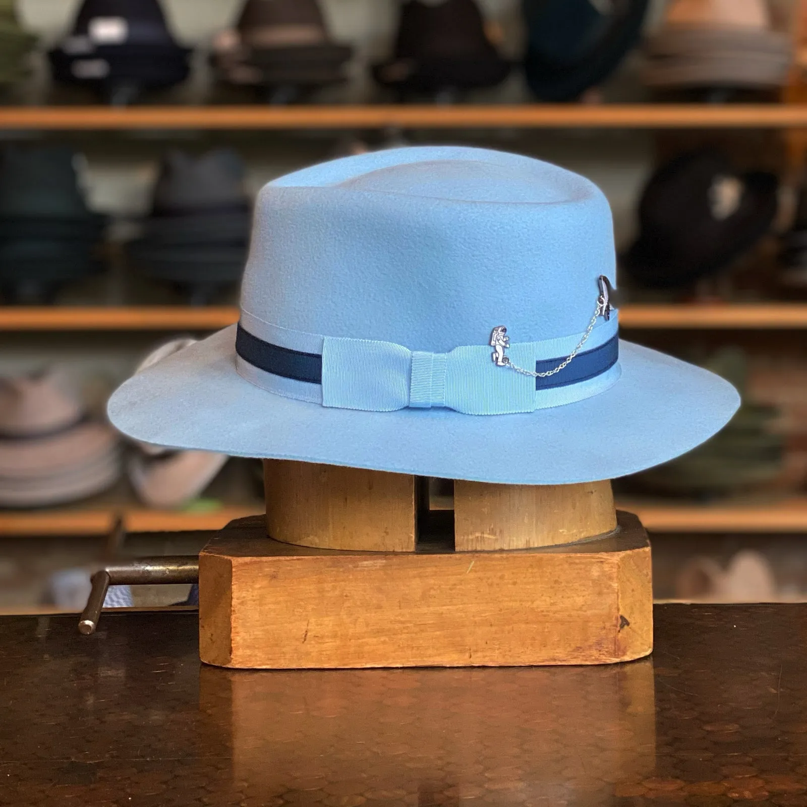 B & Co. Flat Brim Fedora