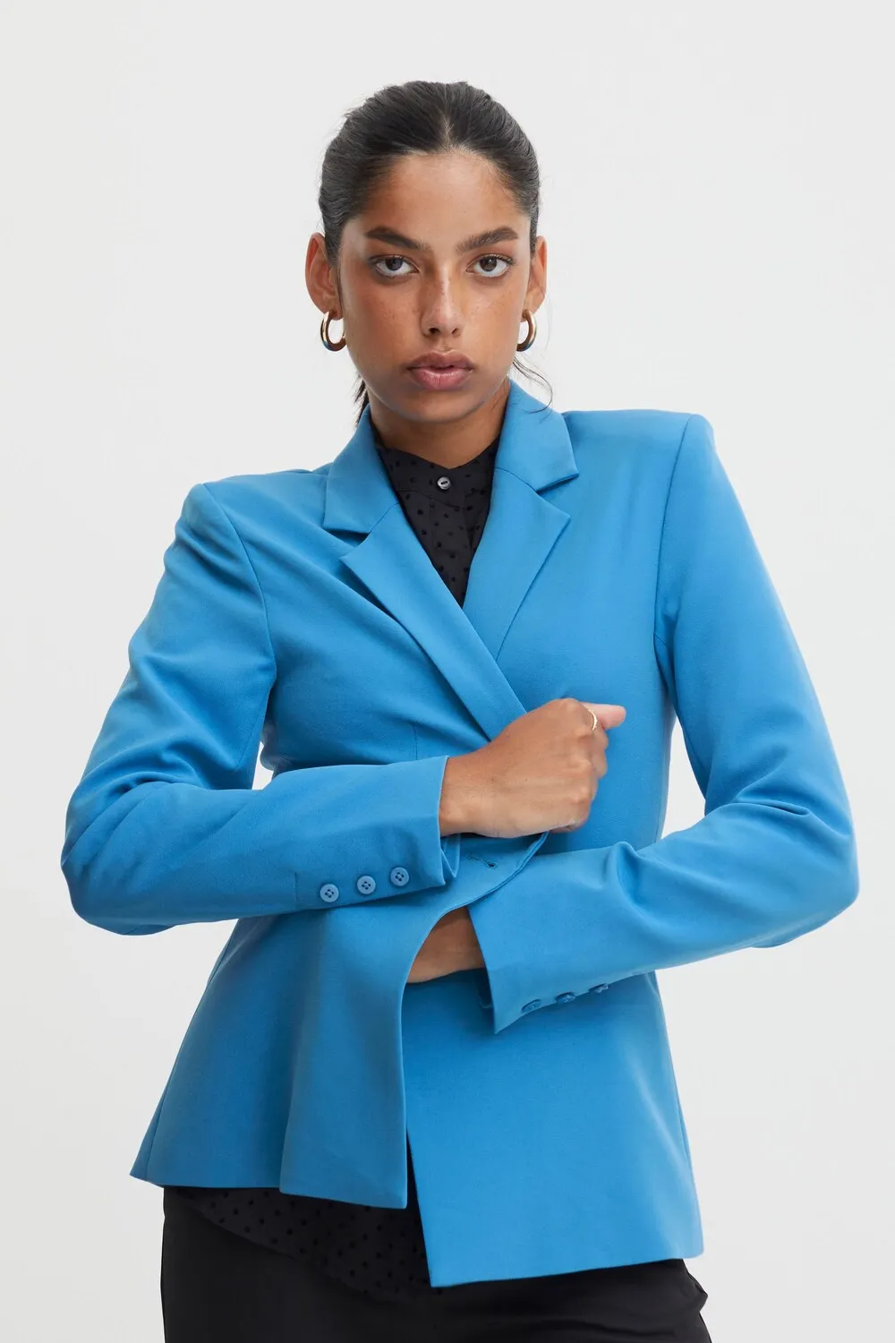 Blazer Ichi Lexi, pastel blue