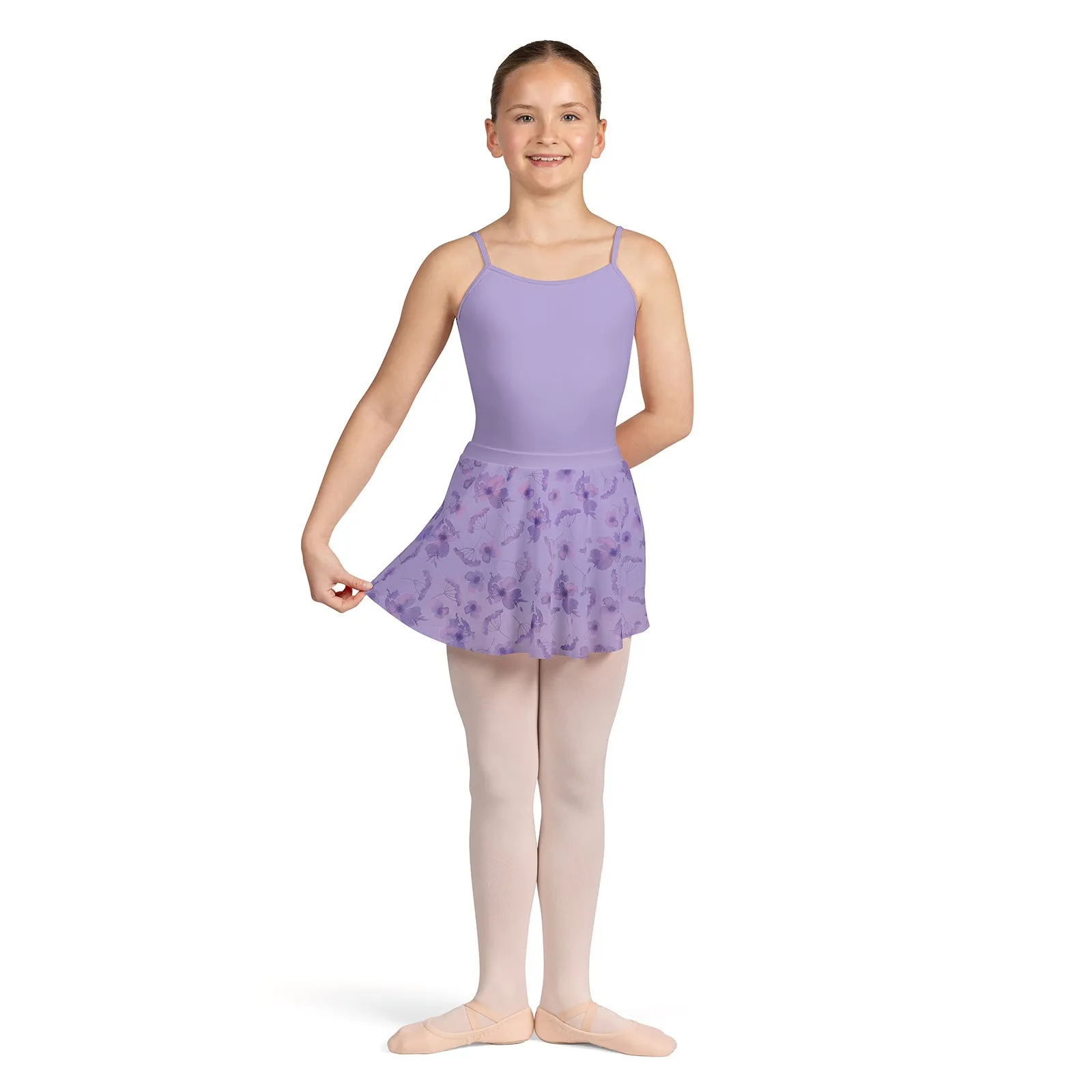 Bloch Child's Grace Floral Mesh Skirt