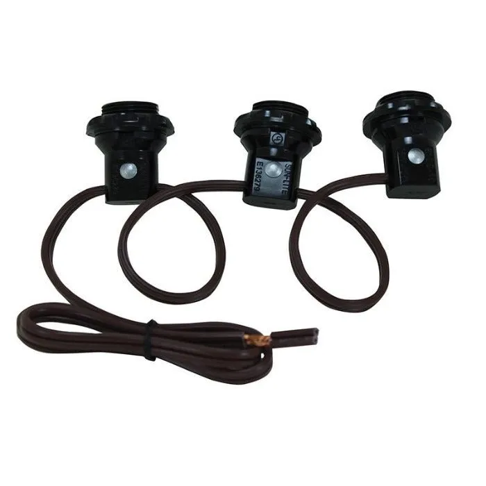 Candelabra Phenolic 3 Light Harness Set