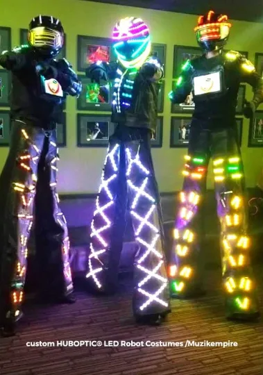 Dancer Light Up Pants Sound Reactive HUBOPTIC® Gear Customization ledgears90001