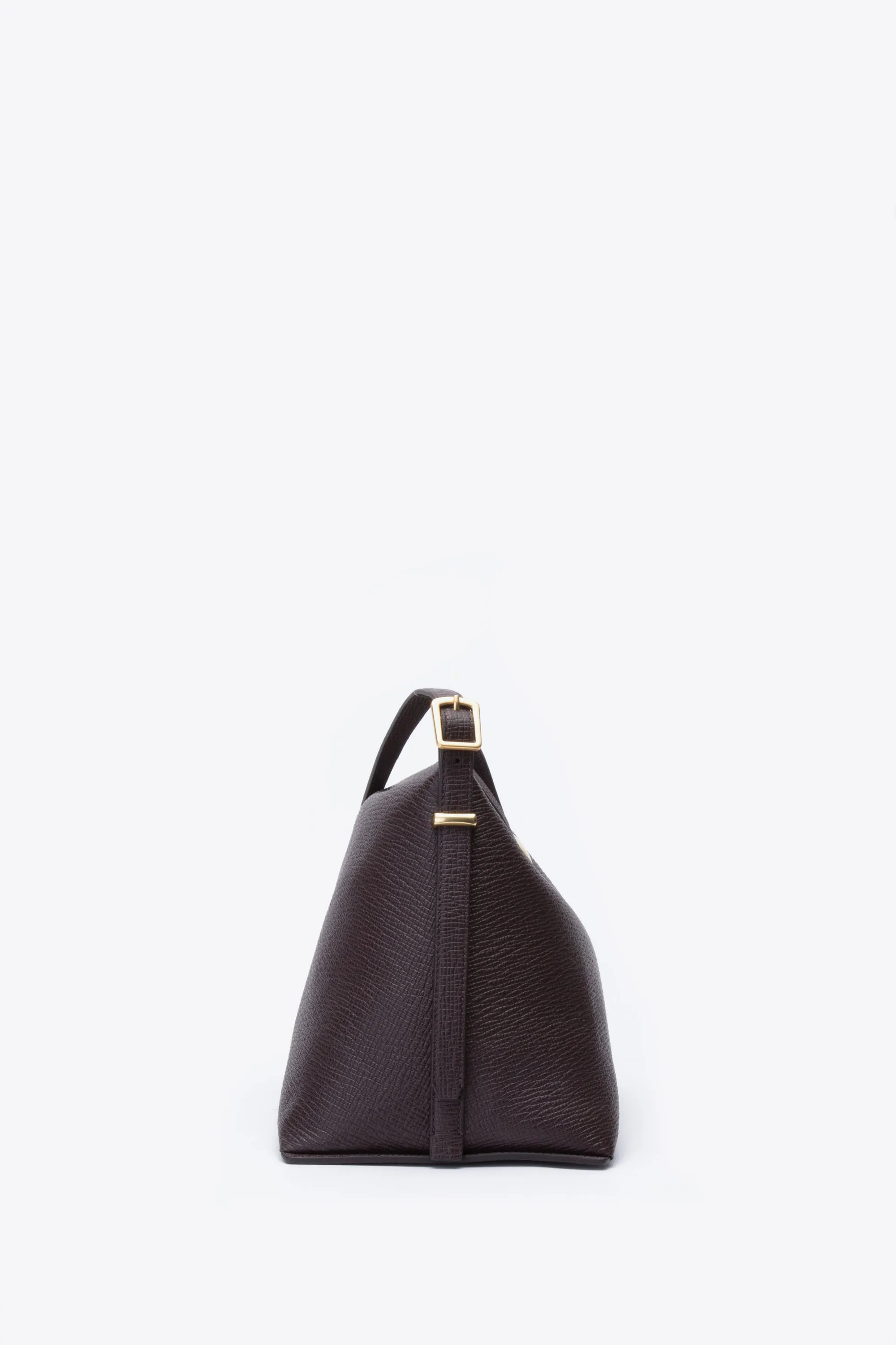 Dark Chocolate ID Soft Shoulder Bag