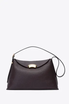 Dark Chocolate ID Soft Shoulder Bag