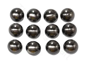 Dark Gray Plain Acrylic Coat Buttons