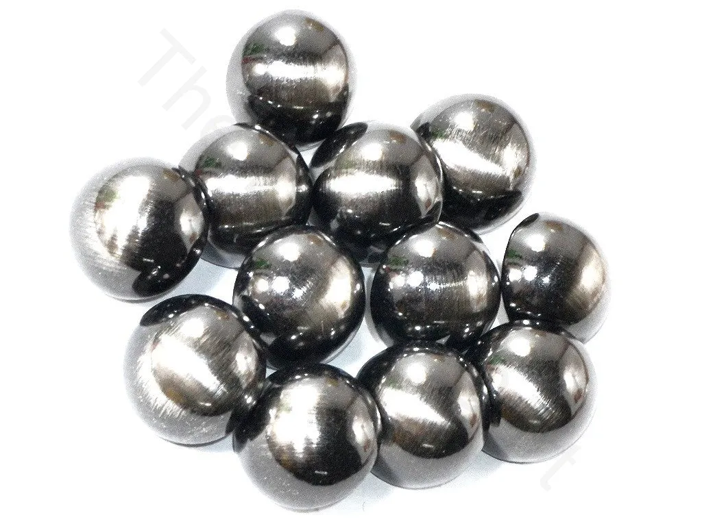 Dark Gray Plain Acrylic Coat Buttons