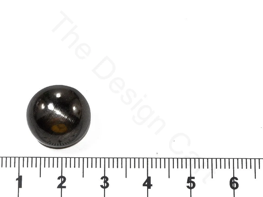 Dark Gray Plain Acrylic Coat Buttons