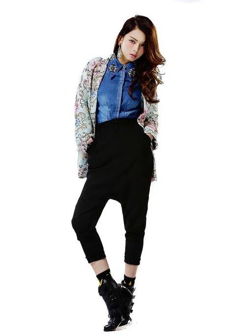 FINAL SALE Limited edition jacquard vintage embroidered pastel blue blazer- Hanako