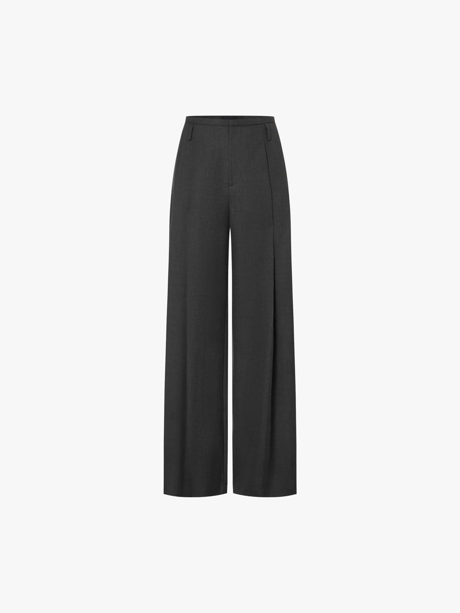 Front Pleated Relaxed Pants