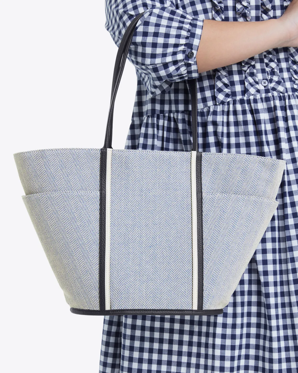 Herringbone Tote Bag