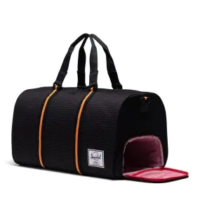 Herschel Novel Duffle - Black Grid/Orange