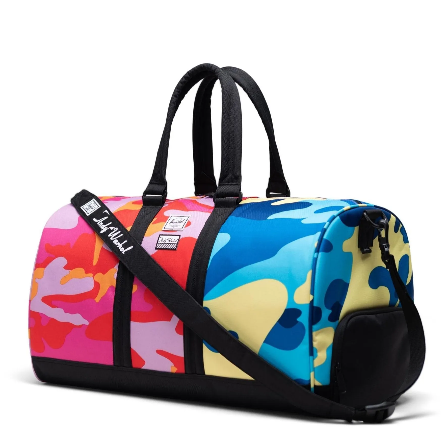 Herschel Supply Co. Novel Duffle - Andy Warhol Pink/Blue Camo Print