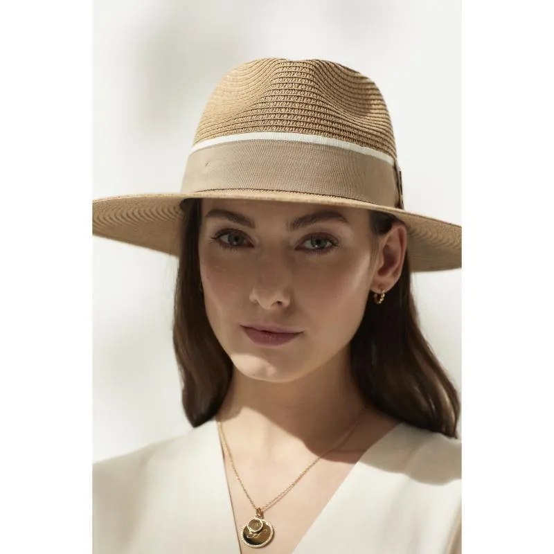 Hicks & Brown Hemley Wide Brimmed Summer Fedora - Natural