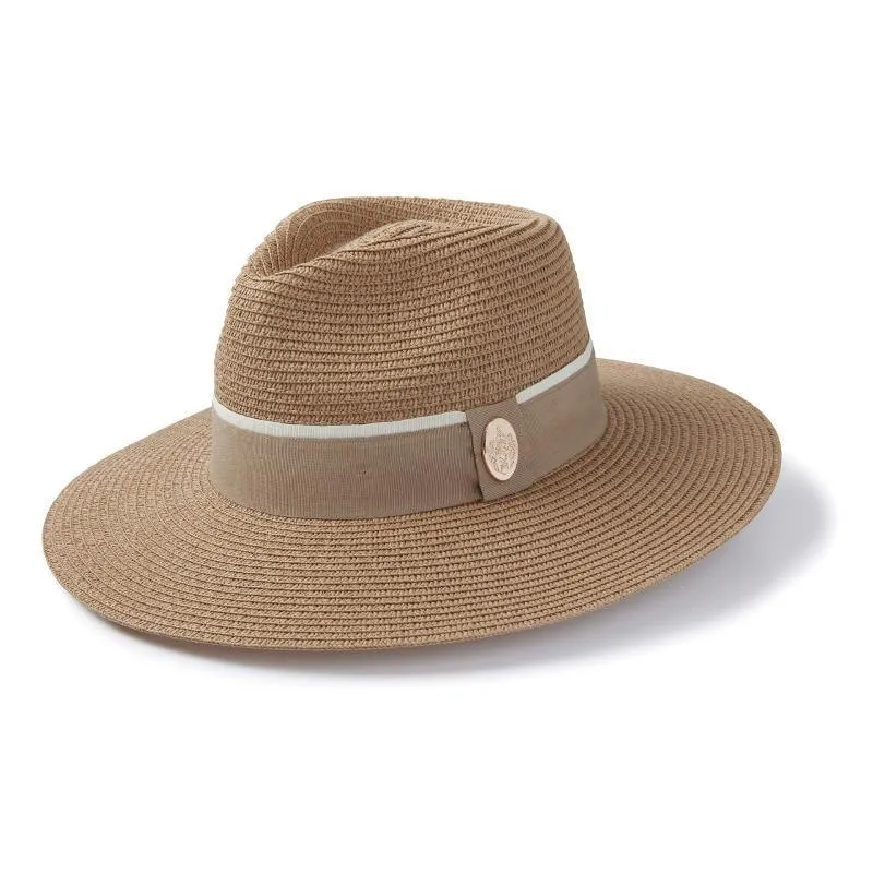 Hicks & Brown Hemley Wide Brimmed Summer Fedora - Natural