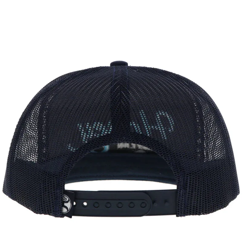 Hooey "OG" HAT NAVY & Light BLUE Detail - 2460T