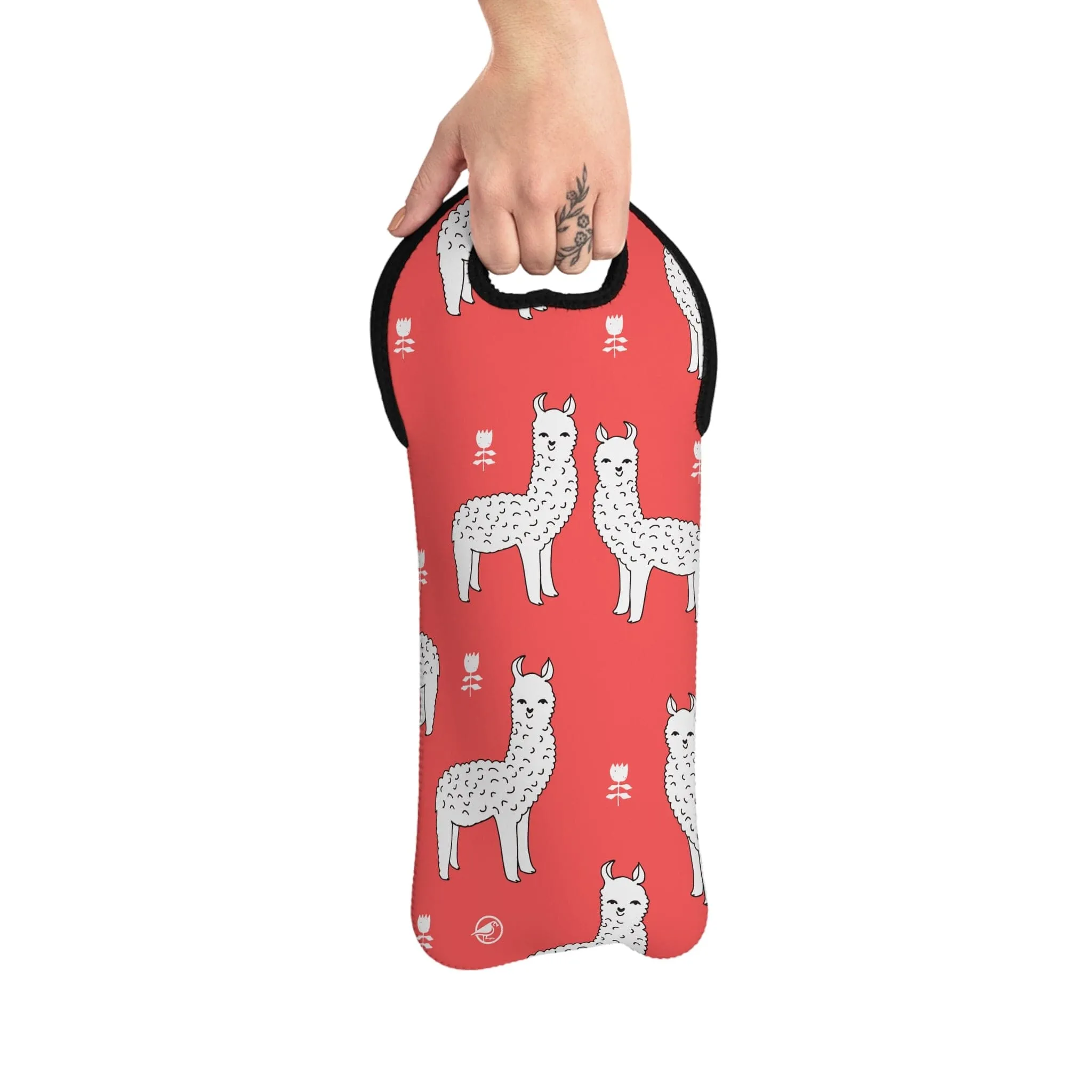 Hot Llama 750mL - 1L Bottle Tote Bag