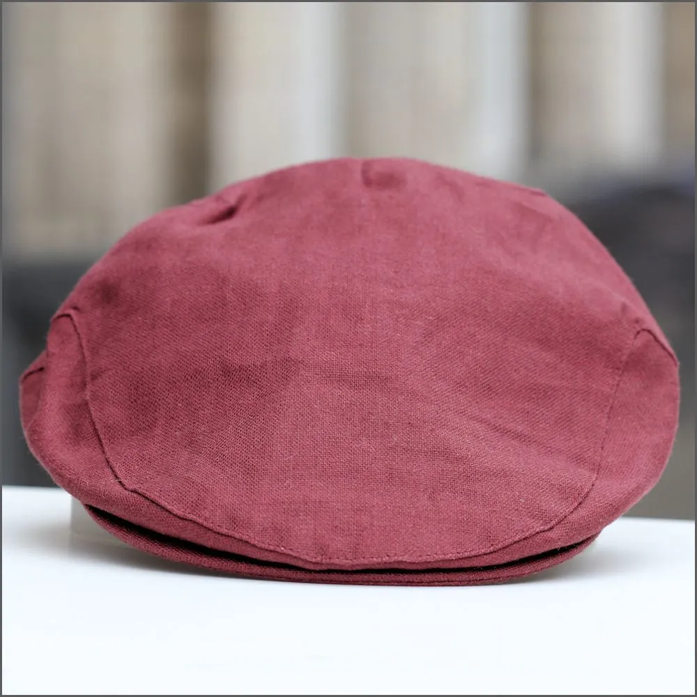 Irish Linen Wine Cap 