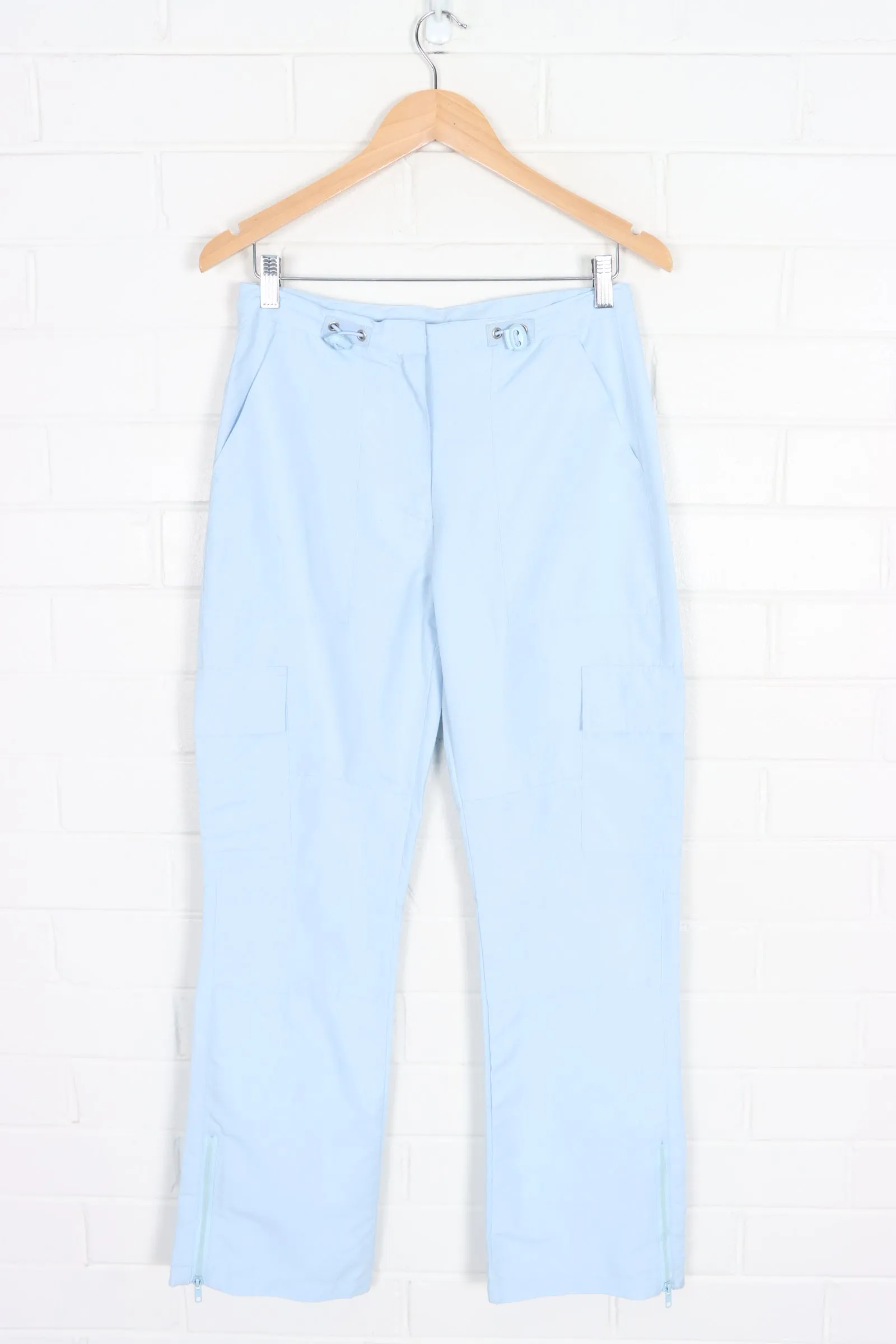 Light Blue Lightweight Cargo Pants (Women's S)