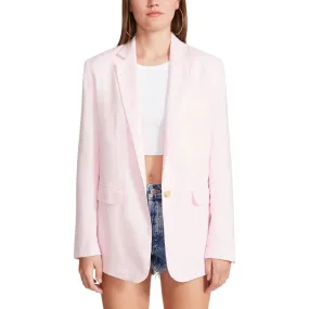 Linen On The Edge Blazer (Pink Tulle)