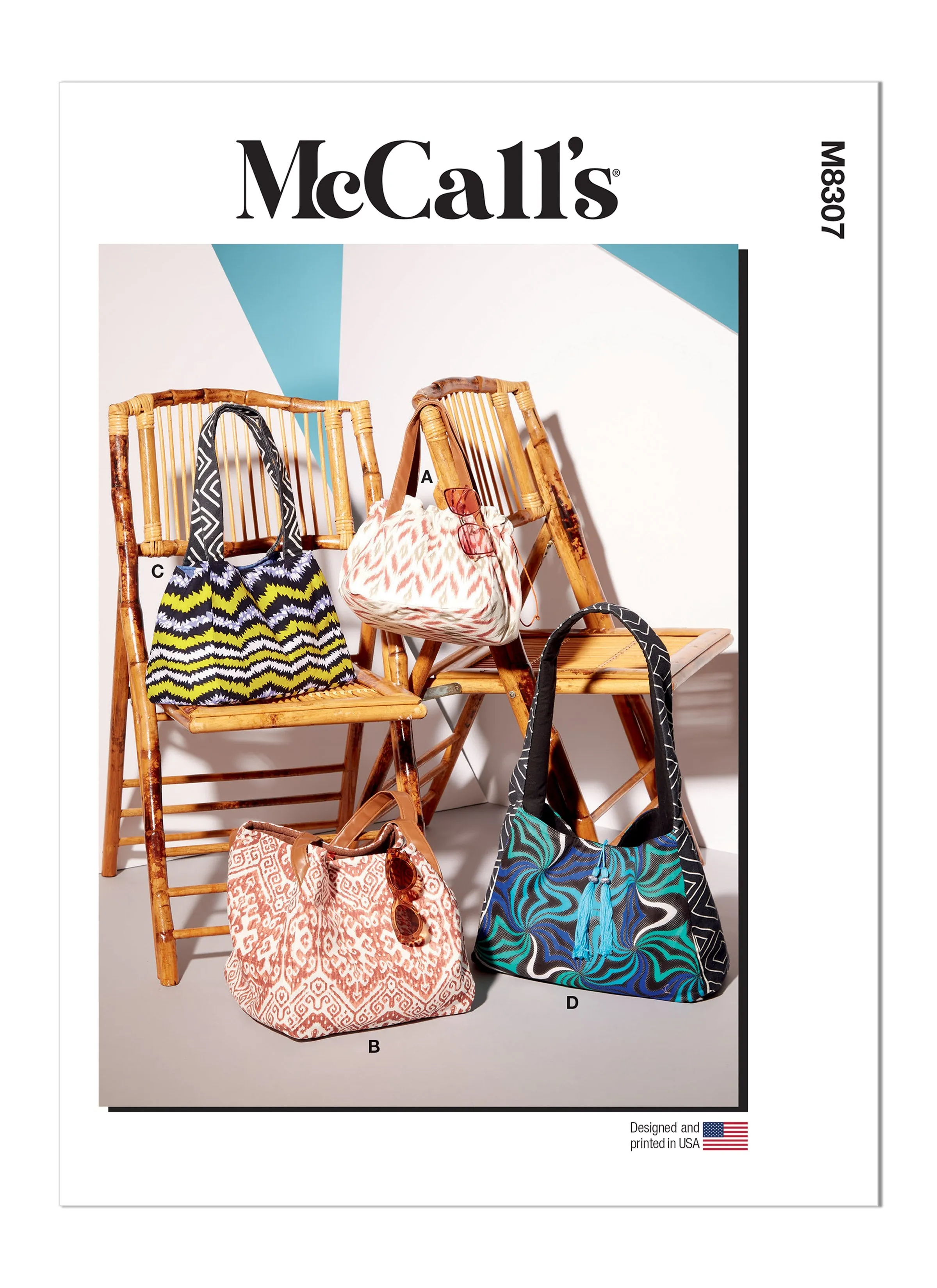 McCall's sewing pattern 8307 Bags and Totes