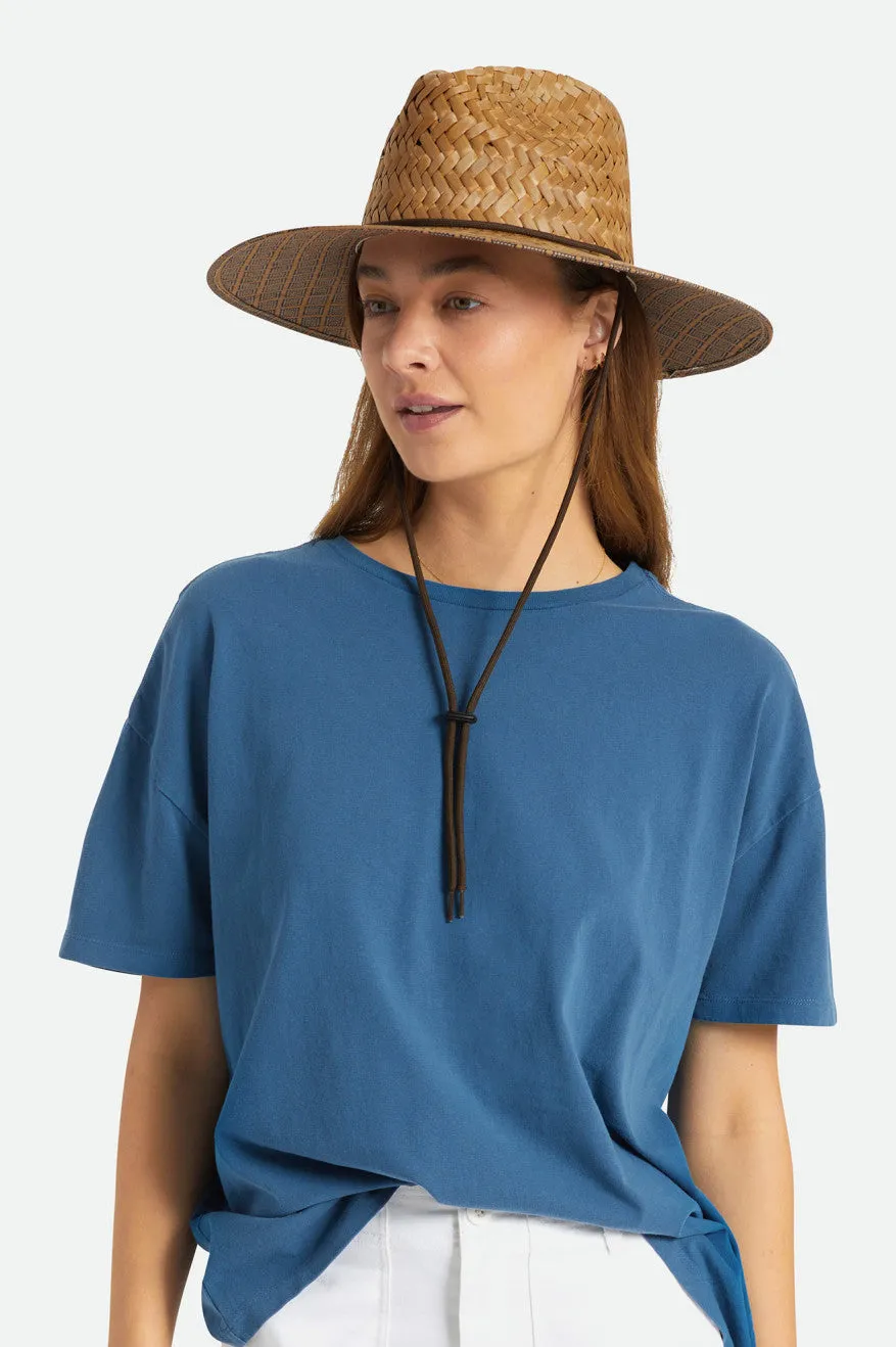 Messer Wide Brim Sun Hat - Brown