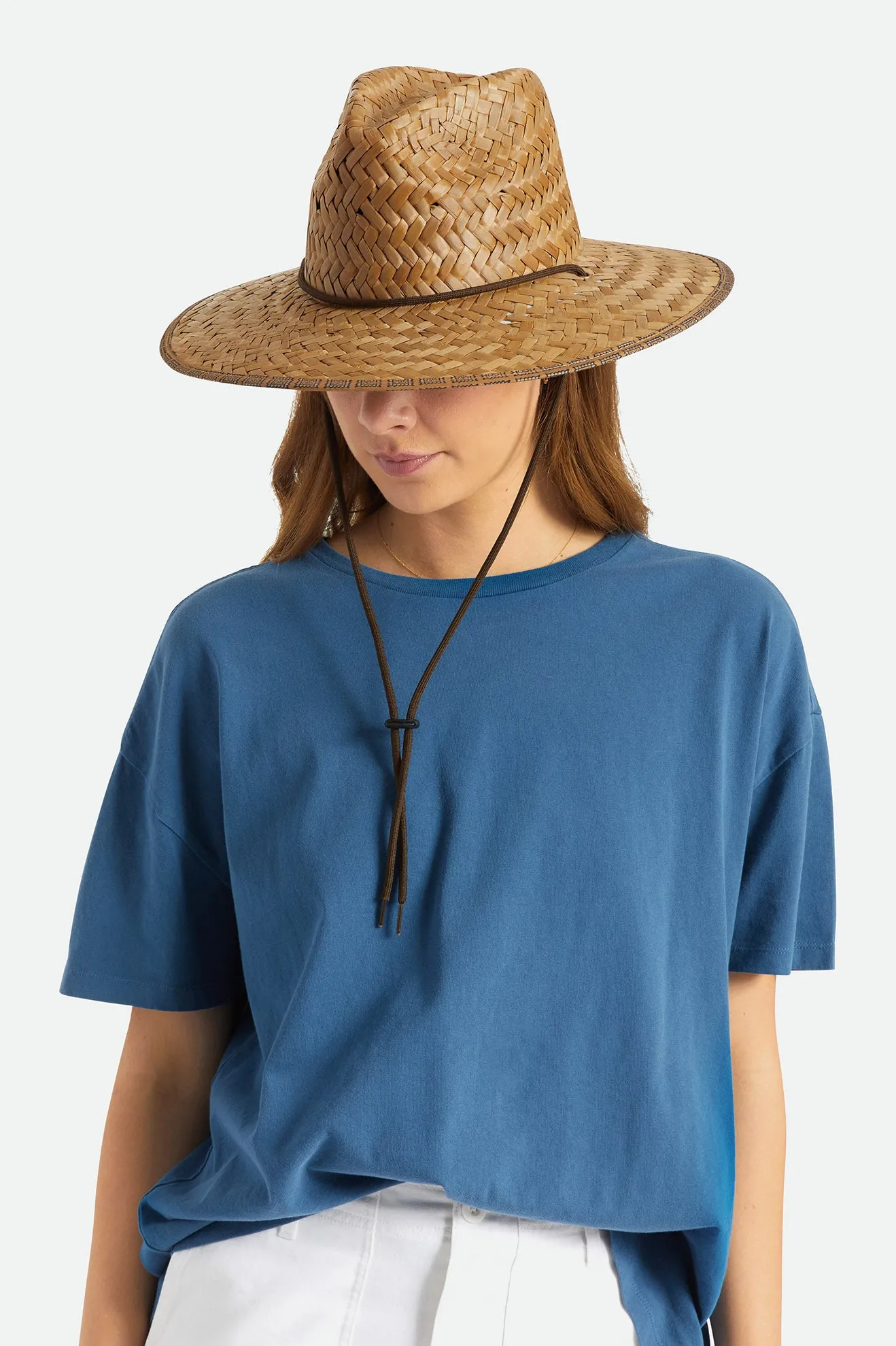 Messer Wide Brim Sun Hat - Brown