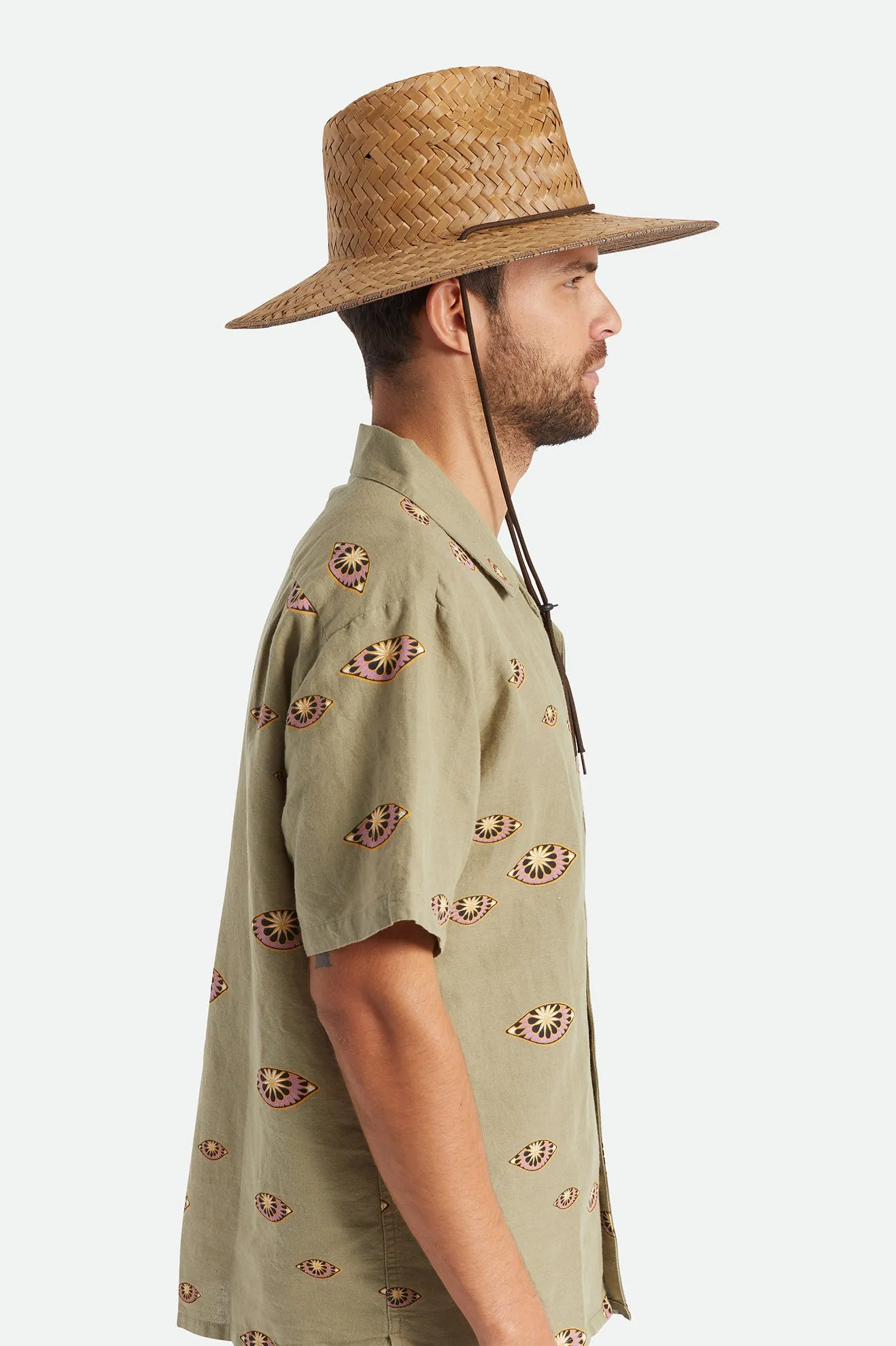 Messer Wide Brim Sun Hat - Brown