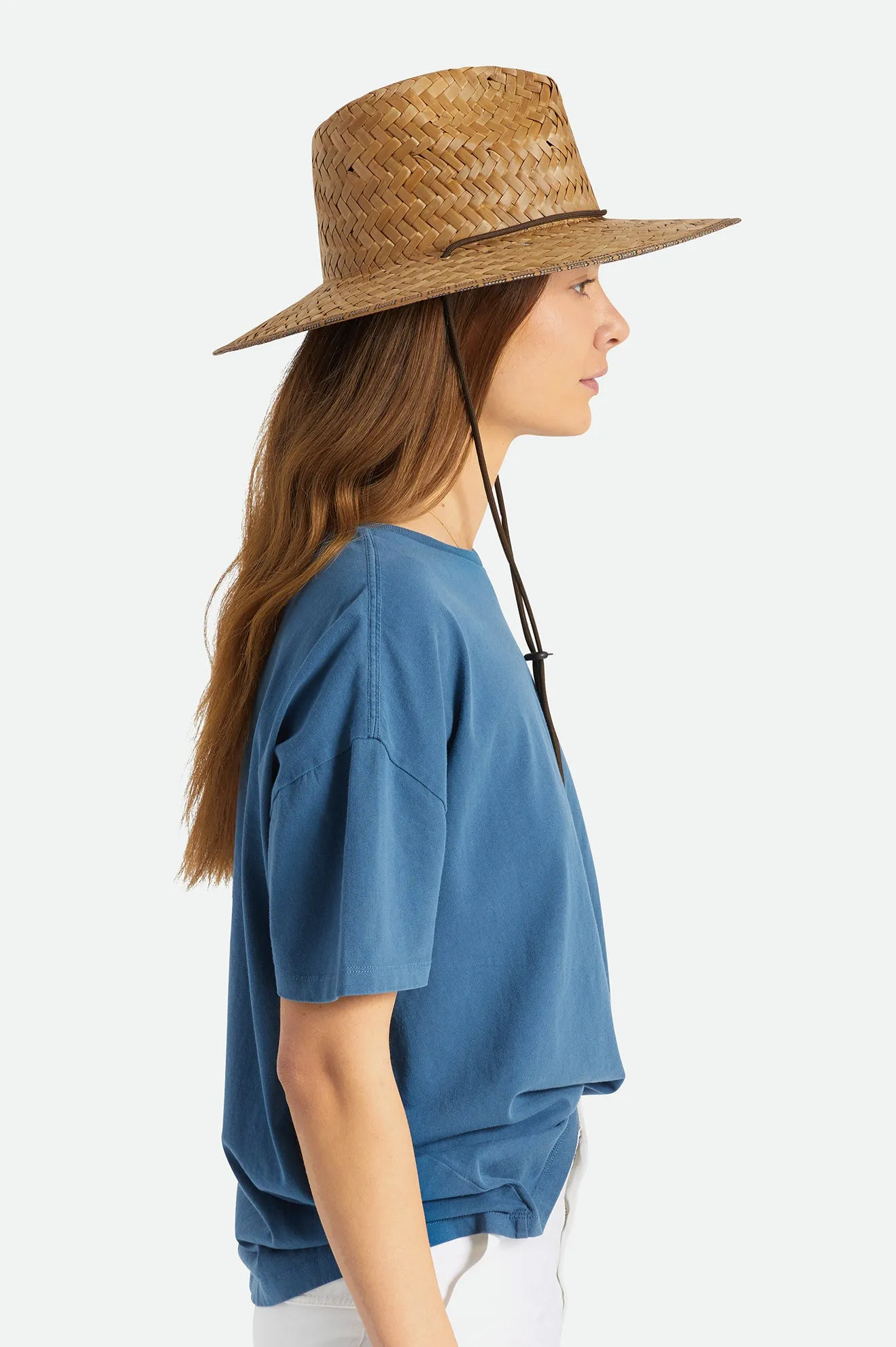 Messer Wide Brim Sun Hat - Brown