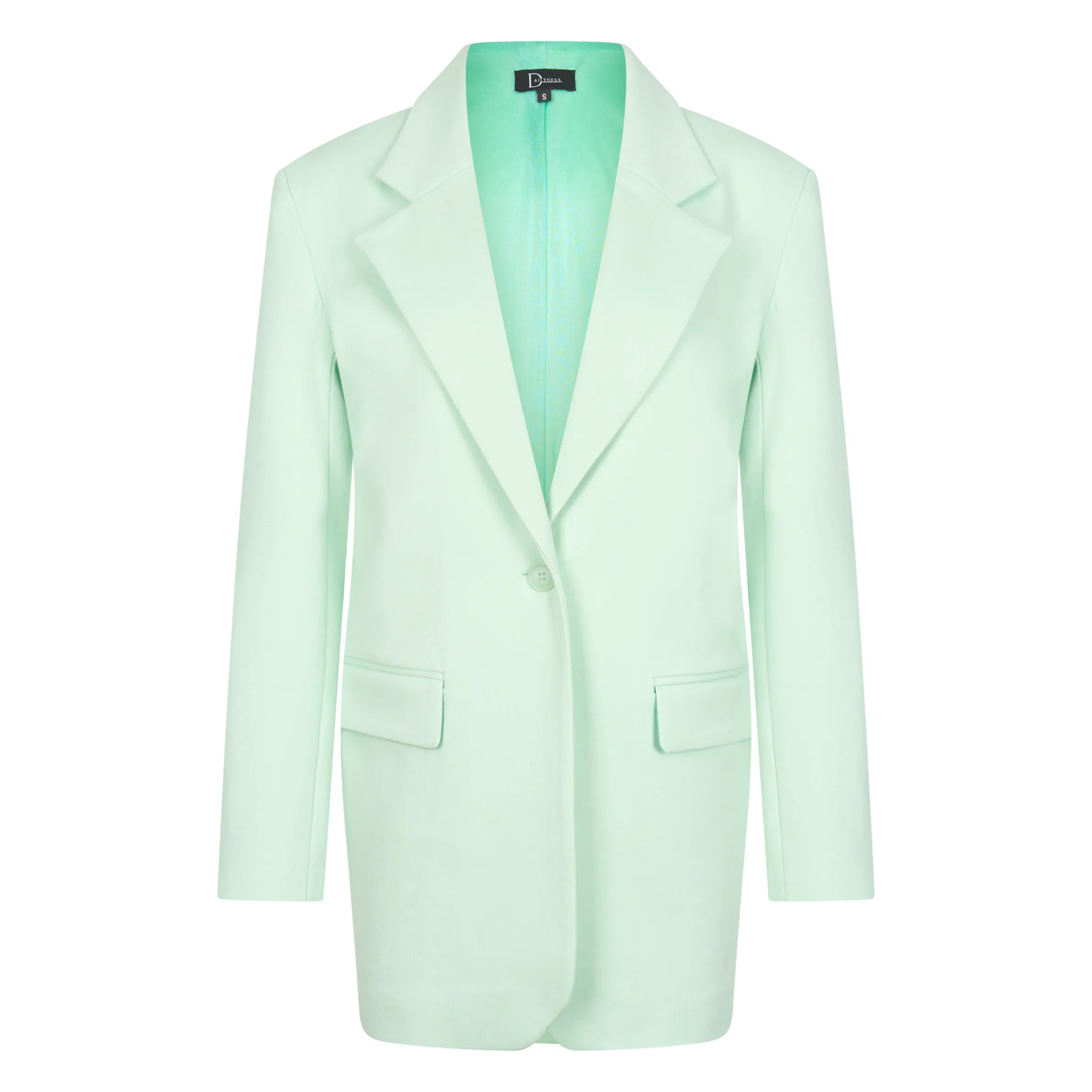 Oversized Havana Blazer Mint Green