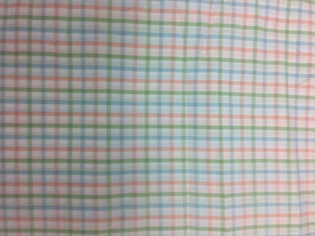 Pastel Multicolour Yarn Dyed Checks Cotton Fabric