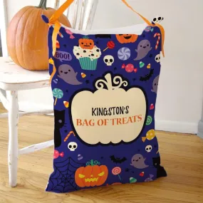 Personalized Halloween Sweets & Treats Pillowcase Trick or Treat Bag