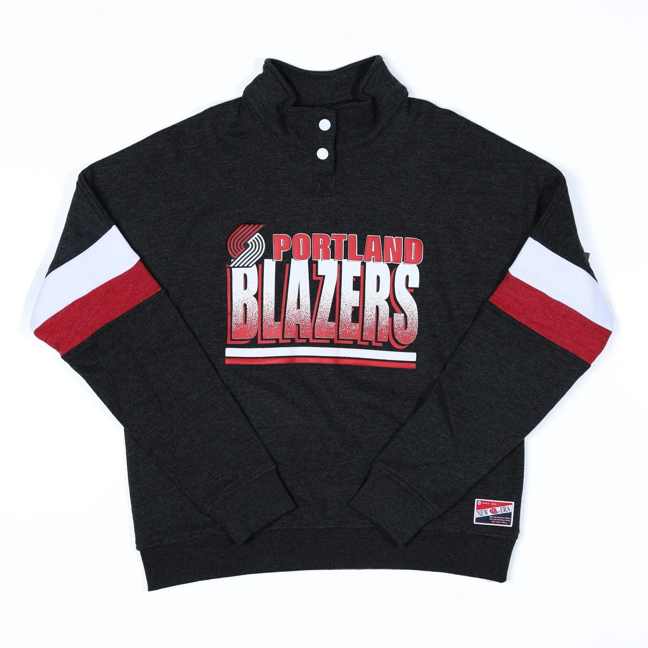 Portland Trail Blazers New Era Women's Blocked Crewneck