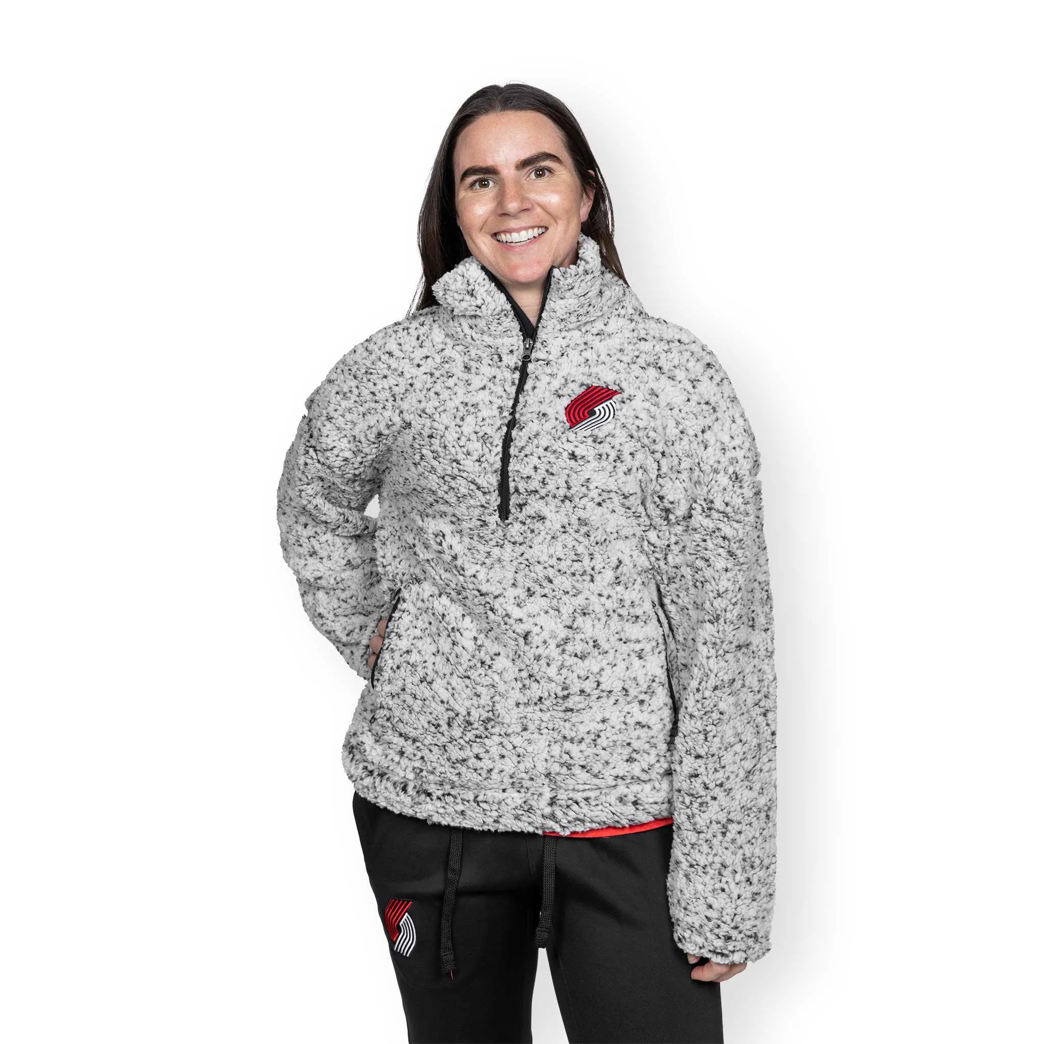 Portland Trail Blazers Women's Last Score Half Zip