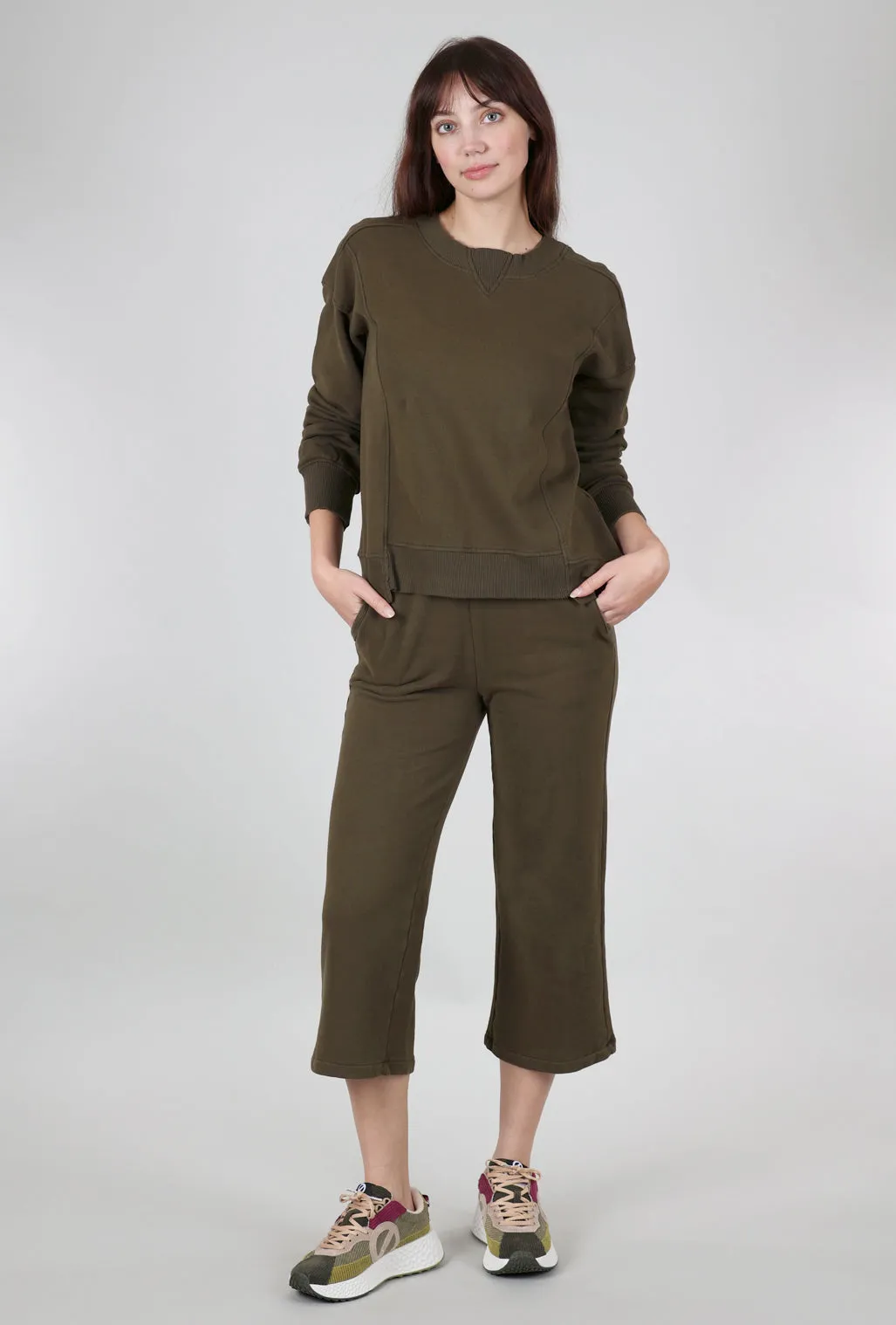 Relaxed Fit Sweatpants, True Olive