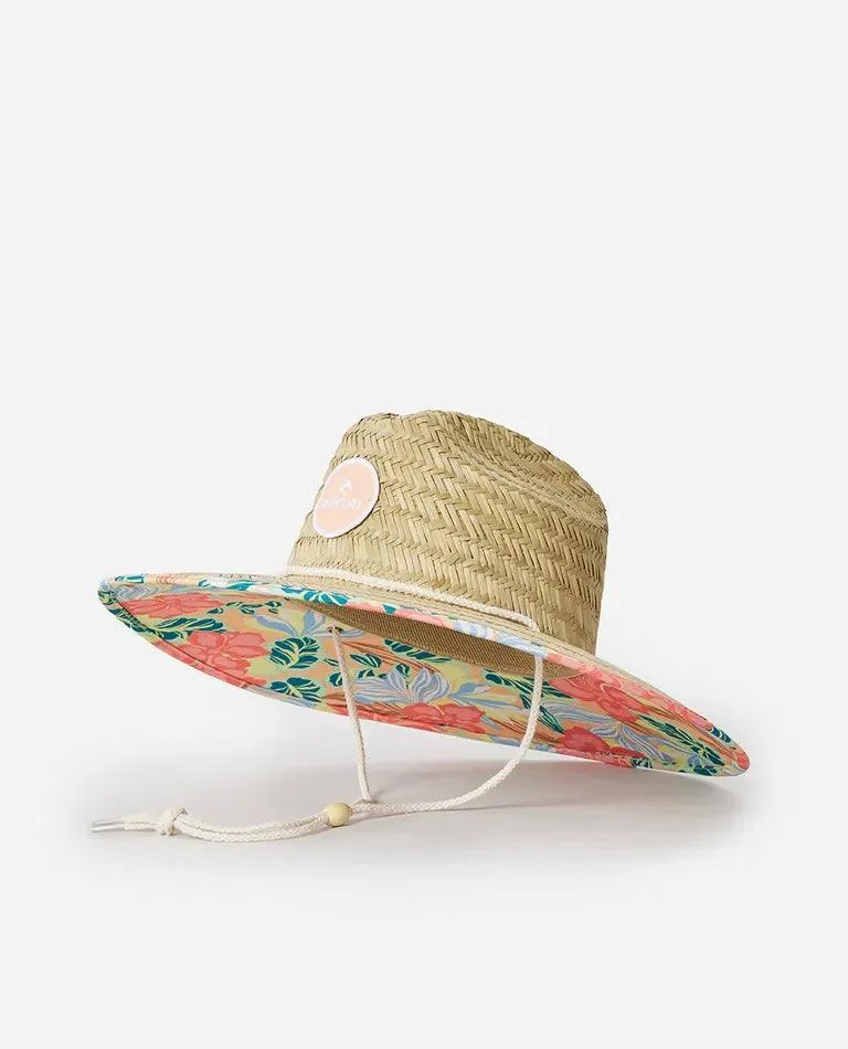 Rip Curl Mixed Straw Sun Hat Light Orange