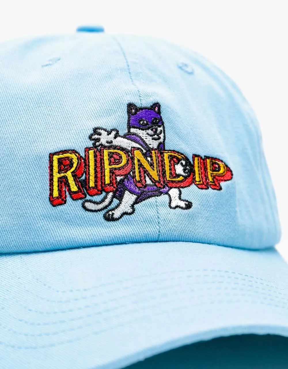 RIPNDIP Captain Nermal Pants Dad Cap - Light Blue