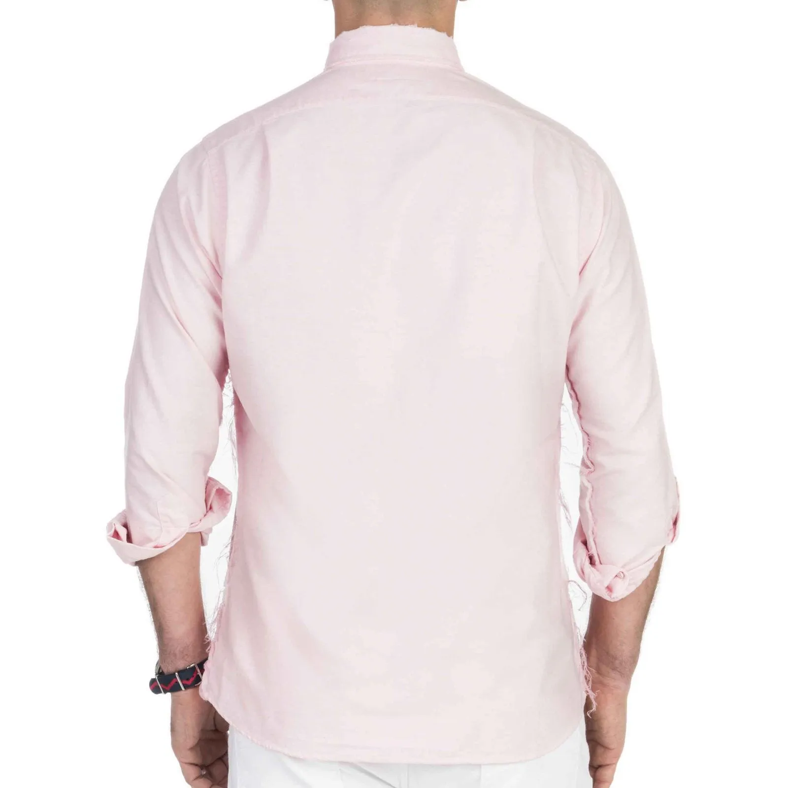 Rowing Blazers Distressed Oxford With Busted Seams - Pink