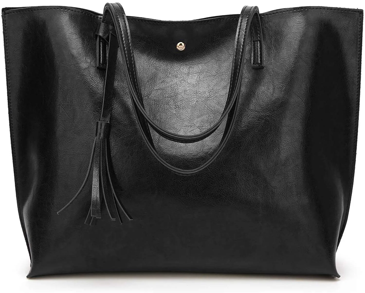 Soft Faux Leather Tote