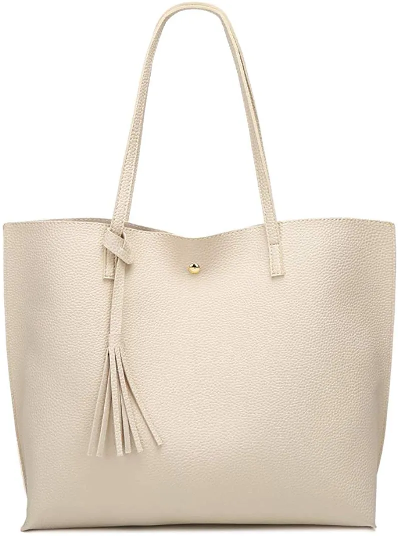 Soft Faux Leather Tote