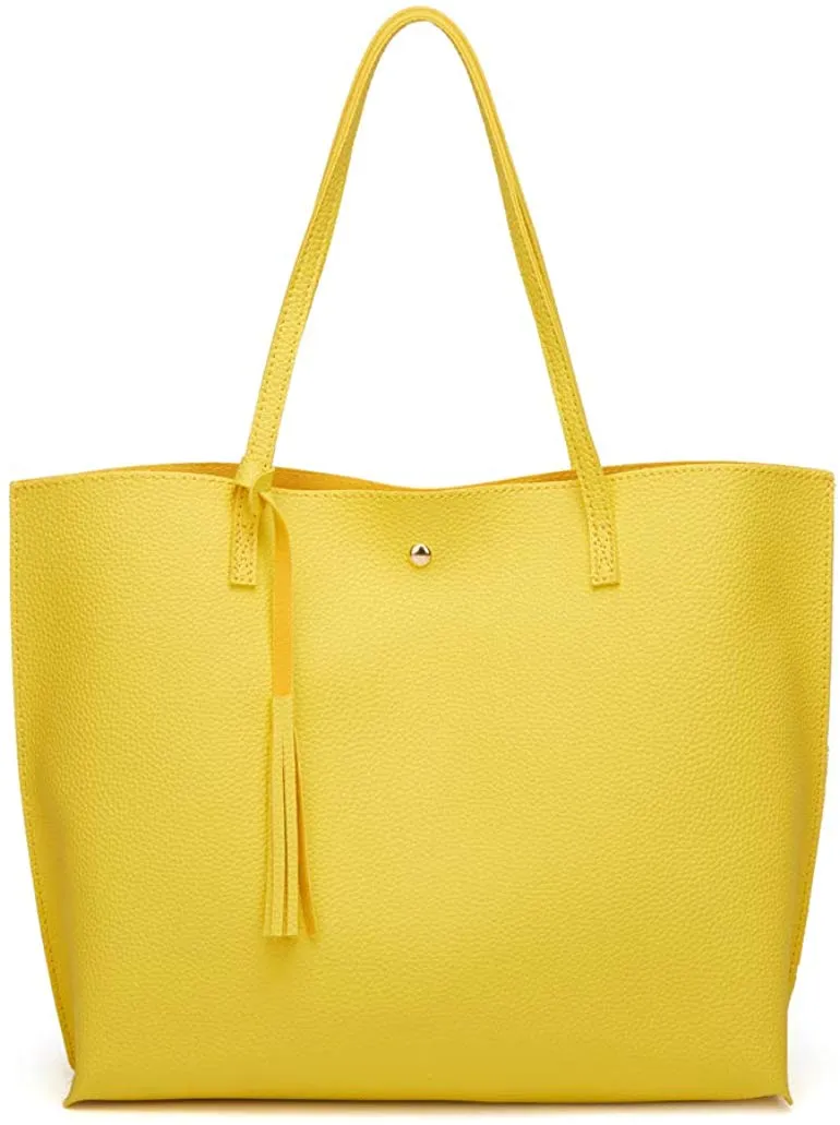 Soft Faux Leather Tote